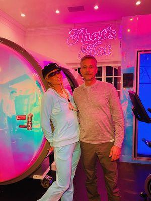 Paris Hilton's 4-person Oxyhelp hyperbaric oxygen chamber