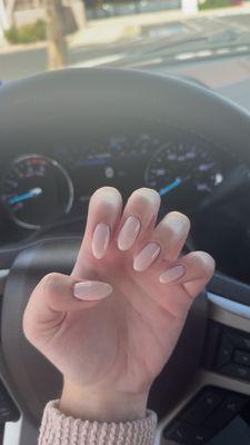 Structured manicure