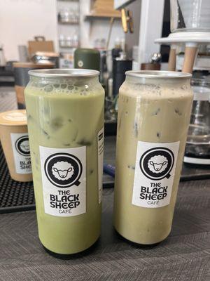 Matcha in cans for to go