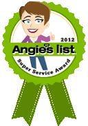 Proud recipient of Angie's List Super Service Award!
