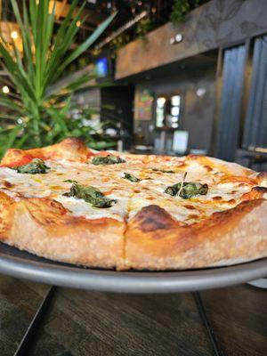 Happy hour margarita pizza