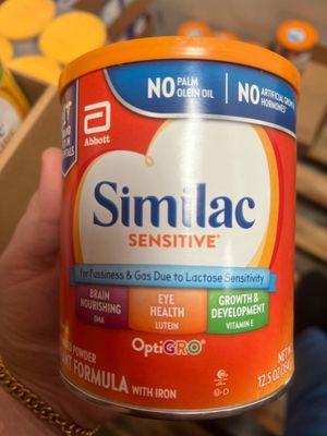 Similac Sensetive
WE ACCEPT EBT & WIC