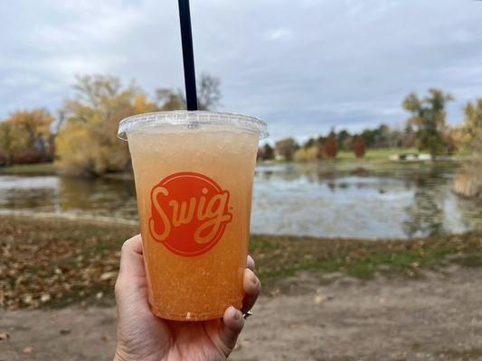 Swift is not too far from here. Took it to the park to enjoy.