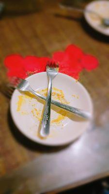 So good. Could not get to camera in time to take photos. Even of this great unique dessert, Nadya.