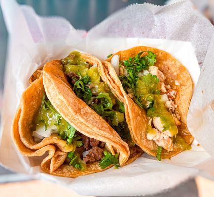Carne Asada & Chicken Tacos
