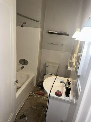 State of the apartment when I first arrived