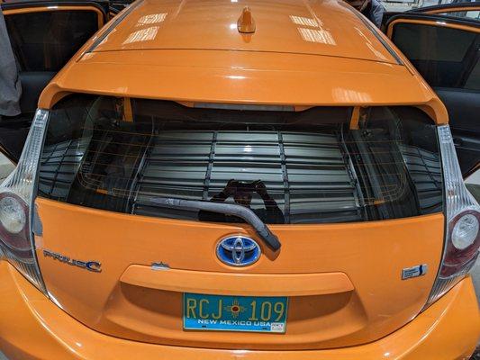 Prius Back Glass