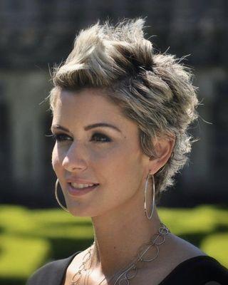 Spiky faux hawk pixie