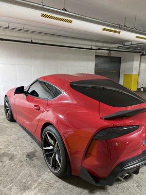 Toyota Supra 20% Ceramic all around