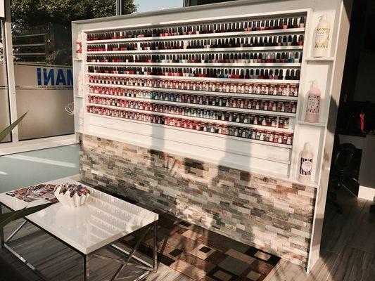 Over a thousand nail polish-- OPIs, DND, Mood Change & Marble Polish :)