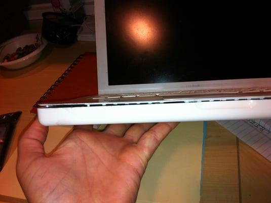 They broke my laptop and denied all responsibility