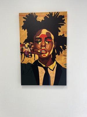 The office art is outstanding! I even took a picture !