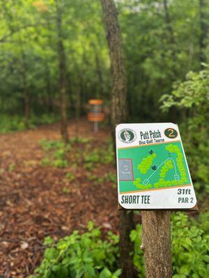 Disc Golf Course behind the Beer Crib
