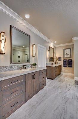 Transitional Master Bath