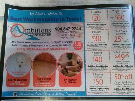 Ambitious Carpet Cleaning