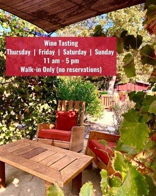Wine tasting available!