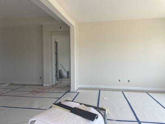 Interior Paint Job for busy client.