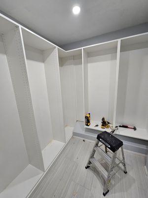 Master walk-in closet.