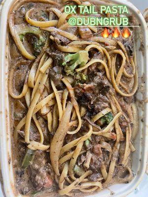 Ox tail pasta