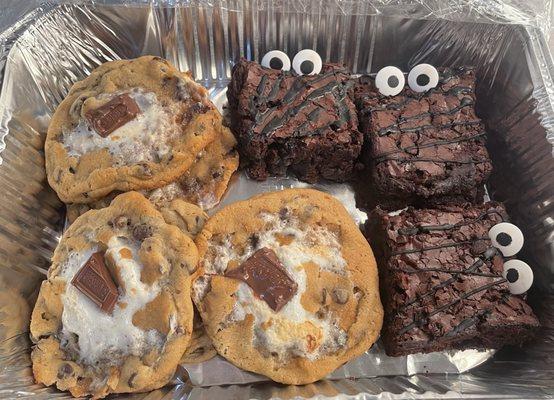 S'more's Cookies and Halloween Brownies