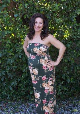 Linet did my hair for my baby shower