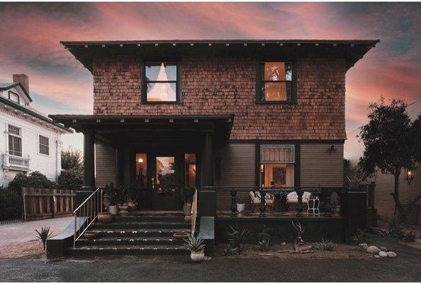 The Tipping Pointe at dusk