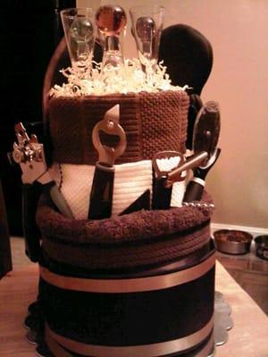 Housewarming - Paper towel holder, kitchen & bath towel, place mats, bottle & can opener, pizza cutter, shot glass and more!