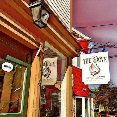 New owner of the famed Christmas Dove now named "The Dove"