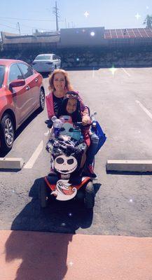 I decorated the scooter and it was awesome!