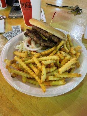 Double U combo meal.