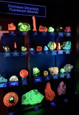 Fluorescent rocks