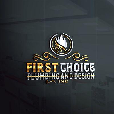 Logo for First Choice, plumbing and design Inc.