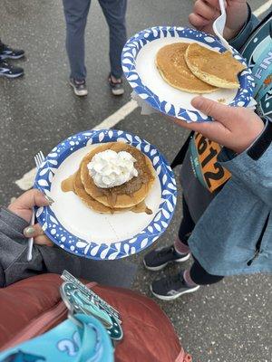 Pancakes in the rain