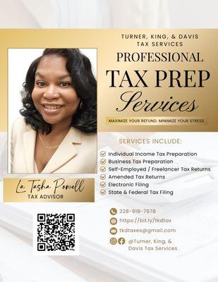 Turner, King, & Davis Tax Services