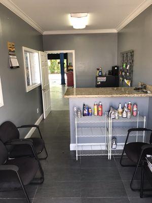 We offer a comfortable and accommodating waiting room