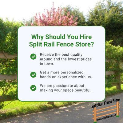 Split Rail Fence Store