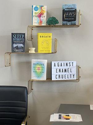 Cheeky sign & amazing books!