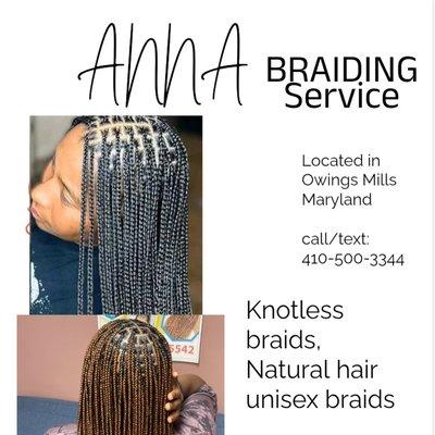 Anna Braiding Service