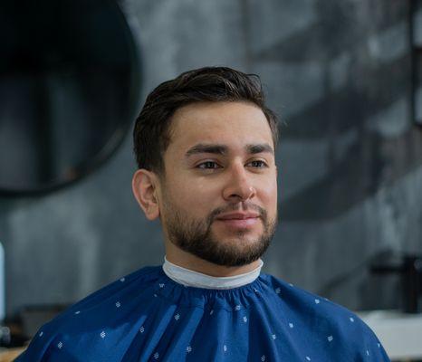 I enjoyed cutting his hair and trimming up his beard. Always a pleasure.