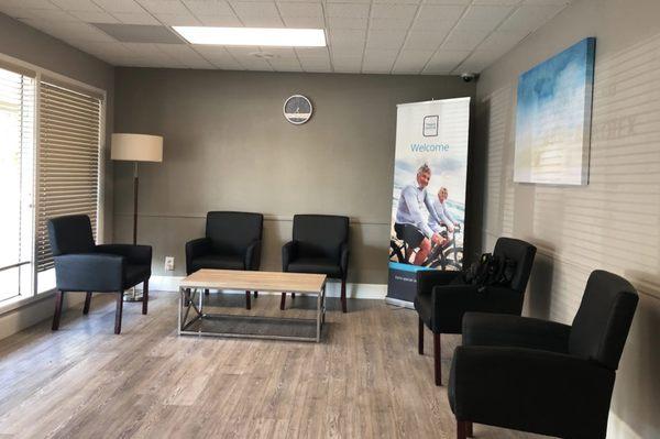 Titanium Fresno, clinic reception area