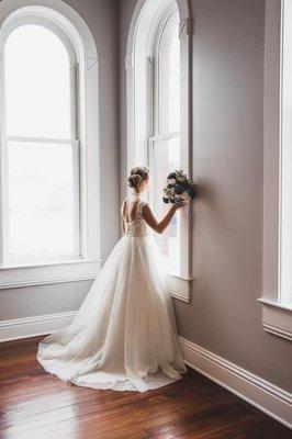 Impeccable natural light coming in through our eight foot windows. (Photo by Harvest Photography & Kristin Imboden Photography)