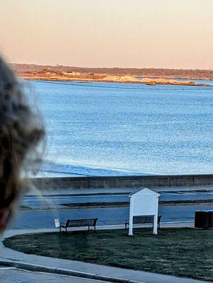 Ocean view from our room.