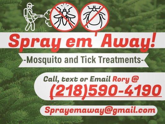 Spray em Away Mosquito and Tick Treatments