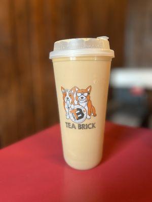 Tea Brick Milk Tea $5.35 No Ice +$0.00 Regular Sweet +$0.00 Iced +$0.00