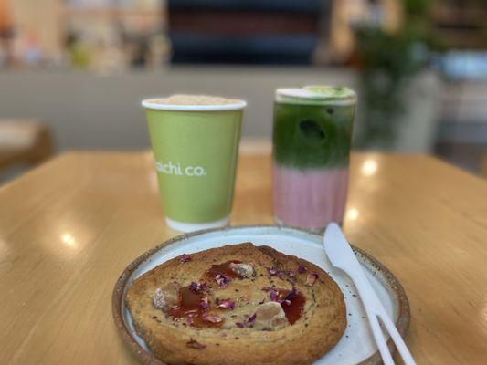 Rose Gingersnap cookie was the best of the three