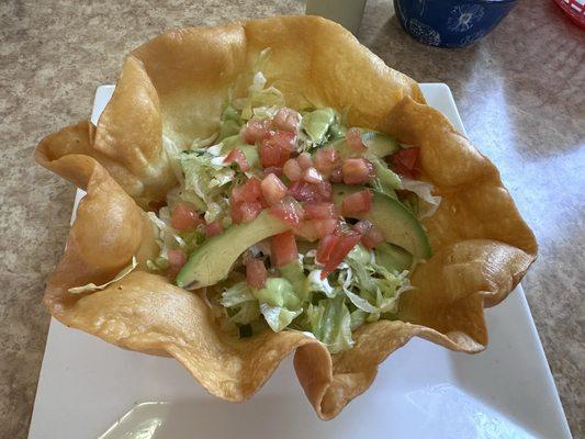 Delicious taco salad