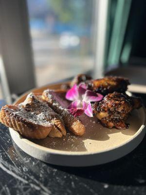 French toast and wings