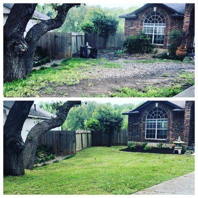 Landscaping Before and After