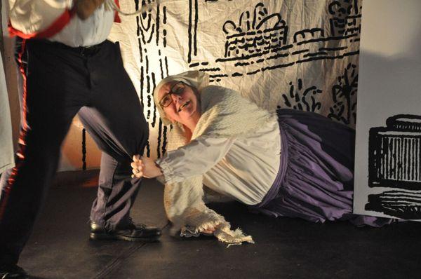 Cat Jarboe as 'The Wounded Women' "The Last Days of the Commune" http://dime.io/events/commune