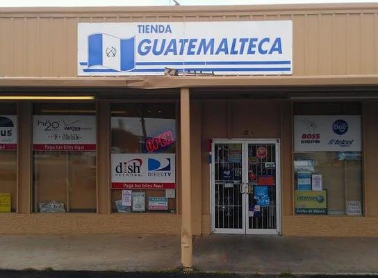 TIENDA, not Tinda, GUATEMALTECA Façade:
This was a quieter, darker place...